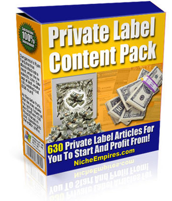 Product picture Private Label Content Pack